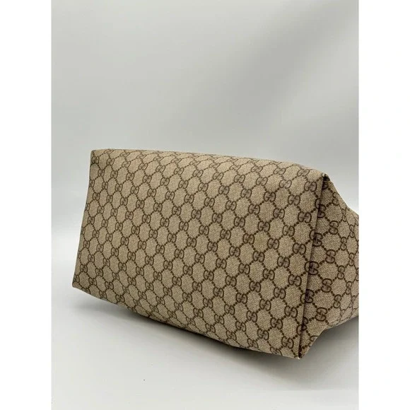 Gucci GG Supreme Canvas Messenger/Diaper Bag Brown Monogram Crossbody - Picture 3 of 13